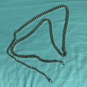rhinestone y2k chain belt
